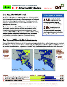 htaindex.org  Can You Afford that Home? Los Angeles, California