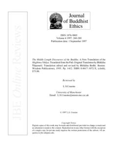 Pāli / Bhikkhu Bodhi / Wisdom in Buddhism / Pali / Śrāvaka / Rebirth / Buddhism / Religion / Indian religions