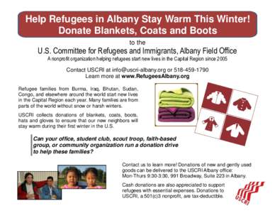 Refugee / Right of asylum / Albany /  New York / Bhutan / Nonprofit organization / Human geography / International relations / Physical geography / Forced migration / Demography / Population