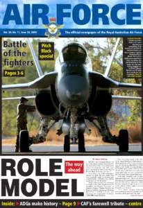 AIR FORCE The official newspaper of the Royal Australian Air Force