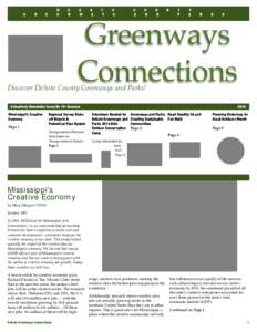 DeSoto Greenways Newsletter Summer 2014
