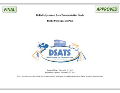 DeKalb-Sycamore Area Transportation Study