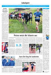 Lokalsport haller Kreisblatt nr. 291, Montag, 16. dezember 2013