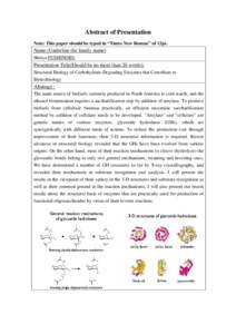 Microsoft Word - Abstract_Fushinobu_.doc