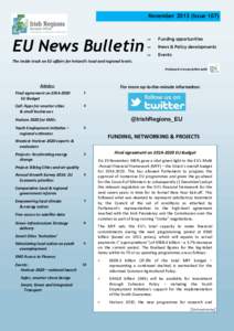 November[removed]issue[removed]EU News Bulletin 