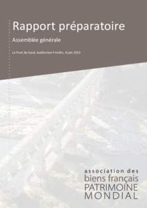 Rapport préparatoire Assemblée générale Le Pont du Gard, Auditorium Frontin, 4 juin 2015 Table des matières Ordre du jour										p.5