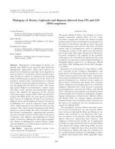Mycologia, 94(4), 2002, pp. 620–629. ᭧ 2002 by The Mycological Society of America, Lawrence, KS[removed]