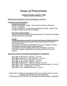 Bill / United States House of Representatives / 41st Canadian Parliament / Standing Rules of the United States Senate /  Rule XI / Lame duck session / Government / United States Senate / Law