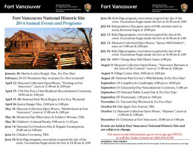 Fort Vancouver  National Park Service U.S. Department of the Interior Fort Vancouver National Historic Site Washington