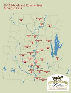 K–12 Schools and Communities Served in FY14 Bernardston 1