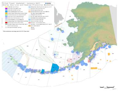 Pacific Cod Trawl: Steller Sea Lion and Habitat Protection Measures