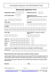 Microsoft Word - SSRC Membership Application Form November[removed]SW Version 1