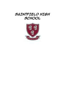 SAINTFIELD HIGH SCHOOL SPECIAL EDUCATIONAL NEEDS AND INCLUSION POLICY