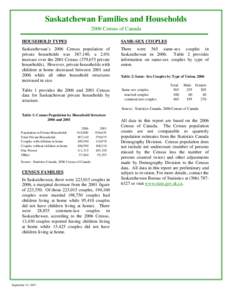 Population / Canada 2006 Census / Statistics / Domestic partnership in Maine / Demographics of Canada / Census in Canada / Statistics Canada