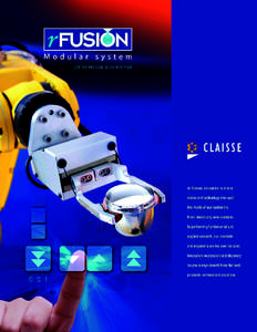 LET THE RFUSION WORK FOR YOU!  BUILT BY THE FUSION SPECIALISTS, THE RFUSION MODULAR SYSTEM