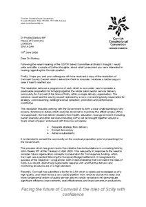 Microsoft Word - ODPM select Cttee - letter to Dr Phyllis Starkey MP June 0.