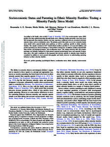Journal of Family Psychology 2013, Vol. 27, No. 6, 896 –904 © 2013 American Psychological Association[removed]/$12.00 DOI: [removed]a0034693