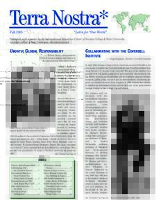 Terra Nostra | Fall 2005 | GCSU