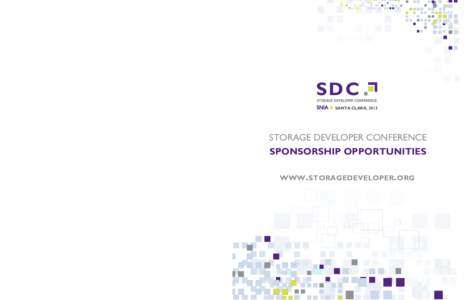 SDC 2013 Sponsorship Agreement Sponsoring Company/Organization: ________________________________________________________________ BILLING OPTIONS Choose from the following billing options:  