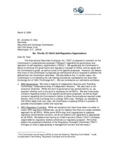 March 8, 2005 Mr. Jonathan G. Katz Secretary Securities and Exchange Commission 450 Fifth Street, N.W. Washington, D.C[removed]