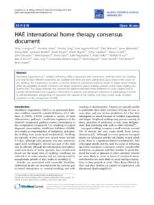 Longhurst et al. Allergy, Asthma & Clinical Immunology 2010, 6:22 http://www.aacijournal.com/content[removed]REVIEW  ALLERGY, ASTHMA & CLINICAL