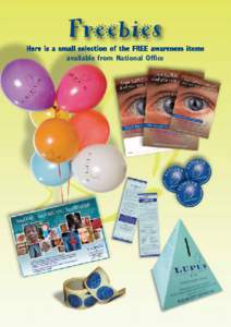 Freebies Here is a small selection of the FREE awareness items available from National Office FUNDR AISE