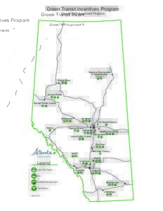 Green Transit Incentives Program GreenTRIP Approved Projects Regional Municipality of Wood Buffalo (Fort McMurray)