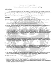 New APA Division 6 Application