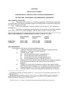 Air pollution / Code of Federal Regulations / Acid Rain Program / Environmental education in the United States / Emission standard / Clean Air Act / Emissions trading / Continuous emissions monitoring system / Title 40 of the Code of Federal Regulations / Environment / United States Environmental Protection Agency / Pollution