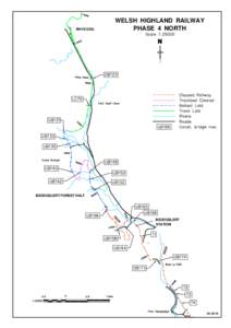 RHYD DDU  WELSH HIGHLAND RAILWAY PHASE 4 NORTH  BEDDGELERT FOREST HALT