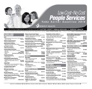 Low Cost No Cost • Yu b a  People Services