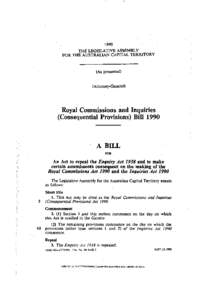 1990 THE LEGISLATIVE ASSEMBLY FOR THE AUSTRALIAN CAPITAL TERRITORY (As presented) (Attorney-General)