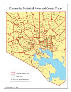 Community Statistical Areas and Census TractsCommunity Statistical Areas Census Tracts