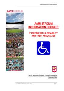 Sports / Sport in Australia / Football Park / Parking lot / Disabled parking permit