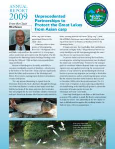 Lamprey / Great Lakes Fishery Commission / Great Lakes / Alewife / Asian carp / Cisco / Lake Superior / Lampricide / Lake Huron / Fish / Canada–United States border / Sea lamprey