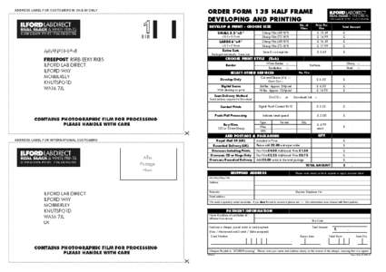 Microsoft Word - ORDER FORM FILM 135 HF D+P GBP WEB + ADDdoc