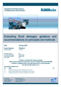 Management / Deliverable / Flood / Evaluation approaches / Evaluation / Risk management / Insurance / Physical geography / Project management / Risk / Business