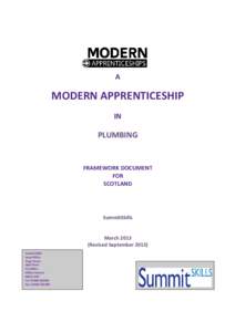 A  MODERN APPRENTICESHIP IN  PLUMBING