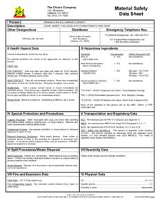 Health / Threshold limit value / Permissible exposure limit / American Conference of Governmental Industrial Hygienists / Safety / Occupational safety and health / Industrial hygiene