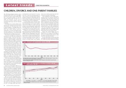 CHRISTINE KILMARTIN  CHILDREN, DIVORCE AND ONE-PARENT FAMILIES 34