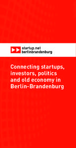 startup.net  Connecting startups, investors, politics and old economy in Berlin-Brandenburg