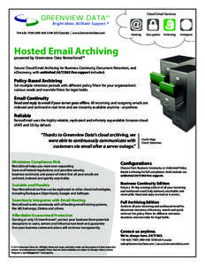 greenview-email-archiving-summary