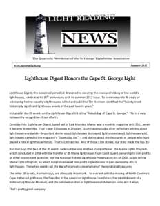 Lighthouses / Lighthouse keeper / Cape Hatteras Light / Lighthouse / National Register of Historic Places in Michigan / Geography of the United States / National Register of Historic Places / Michigan State Historic Sites / North Carolina / Outer Banks / Lighthouse Digest