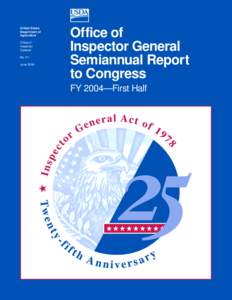 United States Department of Agriculture Office of Inspector General