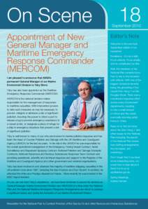 On Scene Appointment of New General Manager and Maritime Emergency Response Commander (MERCOM)