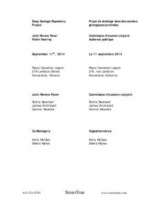 Microsoft Word - Hearing Transcript Volume 28 September 11, 2014.doc