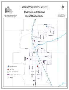 ¬  MARION COUNTY, IOWA City Streets and Highways City of Melcher-Dallas