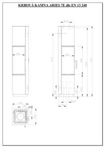 KRBOVÁ KAMNA ARIES 7E dle EN  KRBOVÁ KAMNA ARIES 7E dle ENTechnické údaje: jmenovitý tepelný výkon