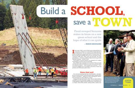Build a  school, save a TOWN Flood-ravaged Vernonia stakes its future on a new