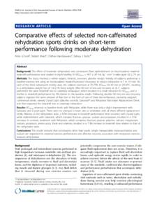 Snell et al. Journal of the International Society of Sports Nutrition 2010, 7:28 http://www.jissn.com/contentRESEARCH ARTICLE  Open Access